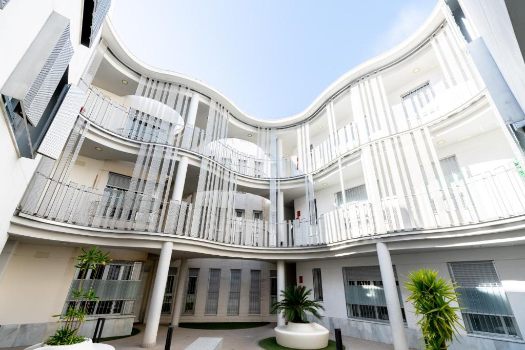 Budynek, w którym mieści się apartament