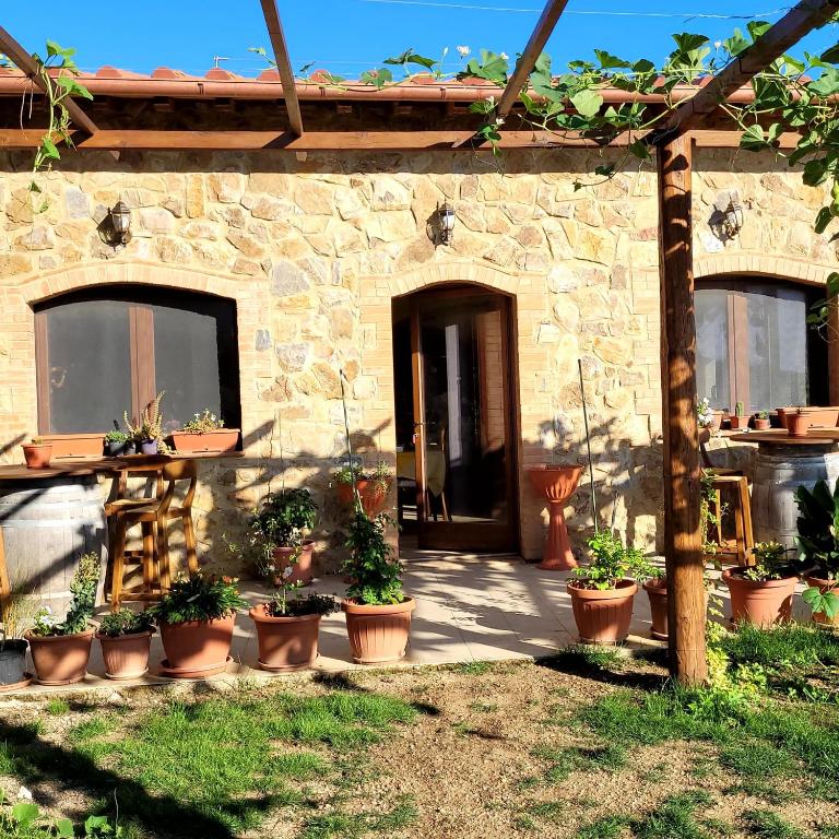 Vonkajšia záhrada v ubytovaní Agriturismo Poggio la Lodola