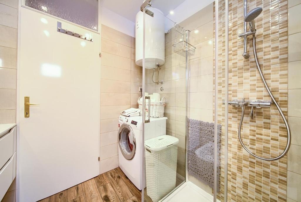 Koupelna v ubytování Apartman BOR Krk