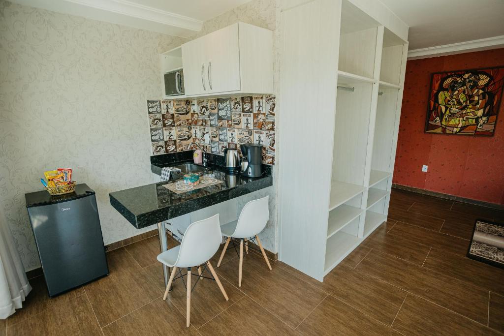 Kuchyň nebo kuchyňský kout v ubytování Villa Terragona