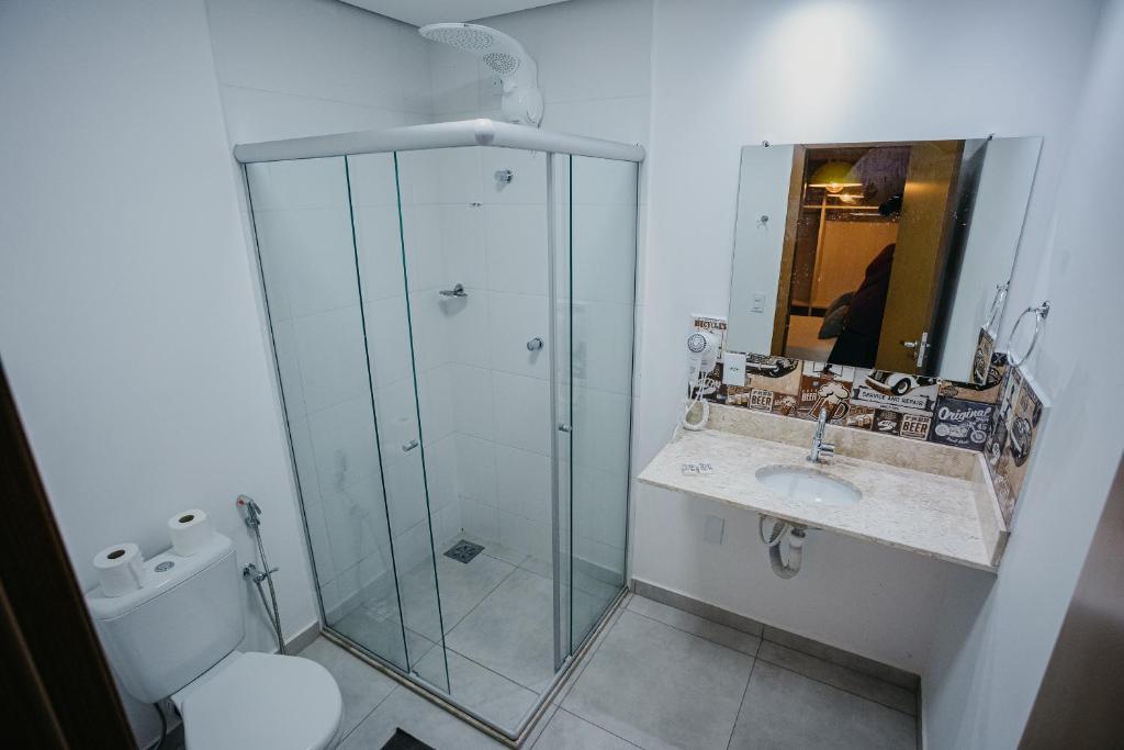 Koupelna v ubytování Villa Terragona