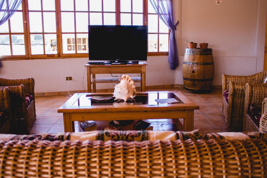 TV a/nebo společenská místnost v ubytování Hotel Iorana Tolache