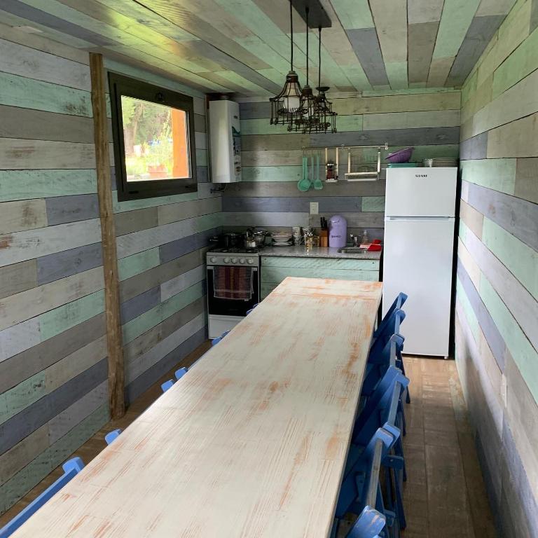 Kuchyň nebo kuchyňský kout v ubytování Cinco Sentidos Hosteria