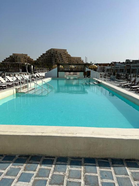 Bazén v ubytování Banan Beach nebo v jeho okolí