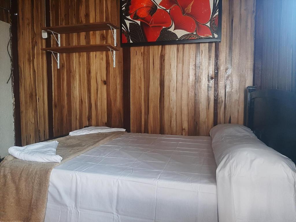 Postel nebo postele na pokoji v ubytování Deep Forest Posadas Ecoturisticas