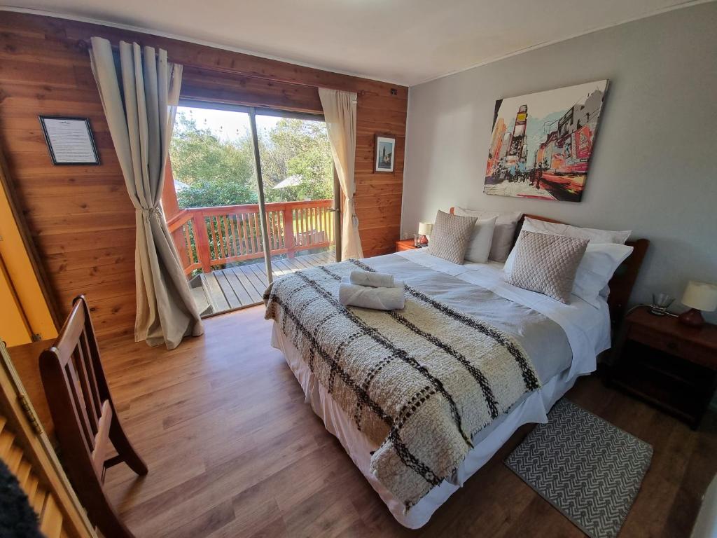 Postel nebo postele na pokoji v ubytování Hostel Torobayo