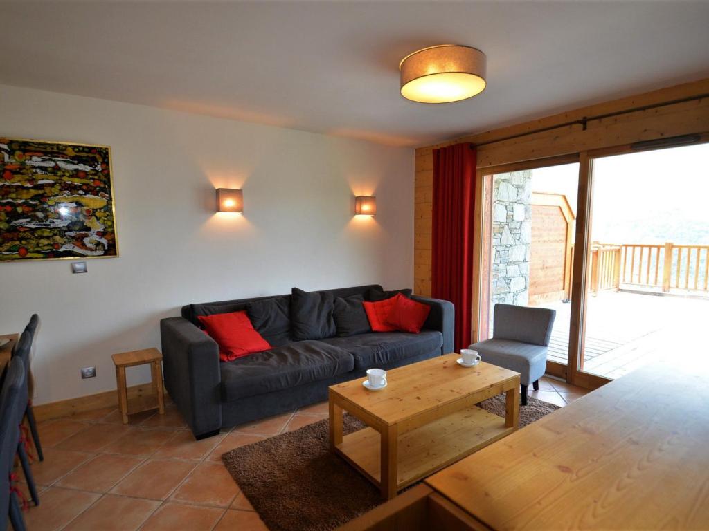 Appartement Saint-Martin-de-Belleville, 4 pièces, 5 personnes - FR-1-452-135にあるシーティングエリア