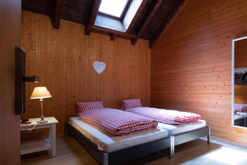 Postel nebo postele na pokoji v ubytování Berghotel Chäserstatt