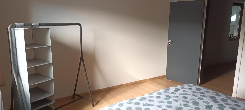 Postel nebo postele na pokoji v ubytování Gîte Chez Doumé