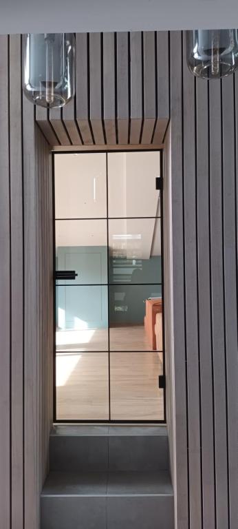 Postel nebo postele na pokoji v ubytování Gîte Chez Doumé