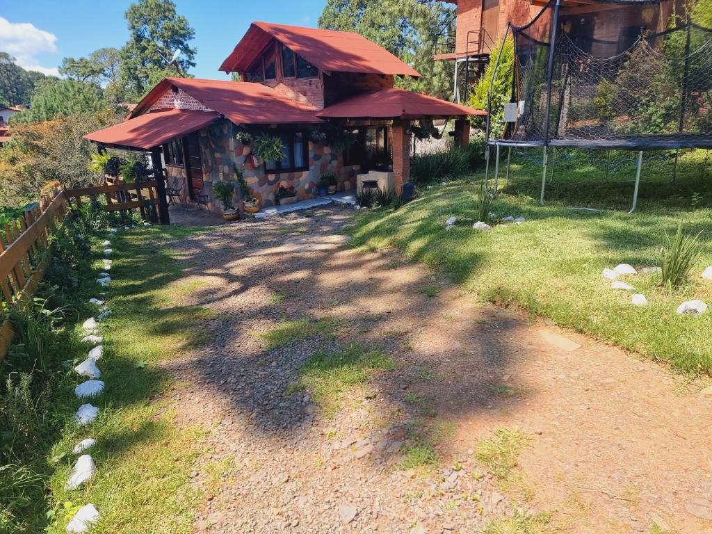 Zahrada ubytování Villas de los Pinos 3