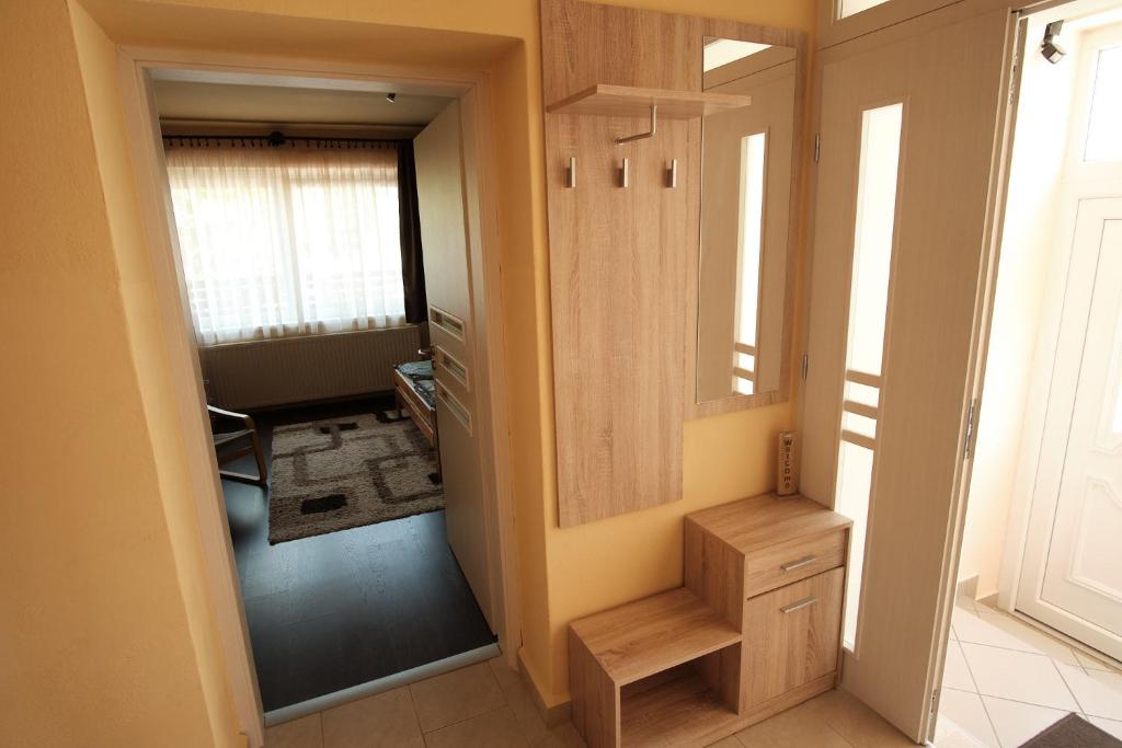 Posteľ alebo postele v izbe v ubytovaní Adél Apartman