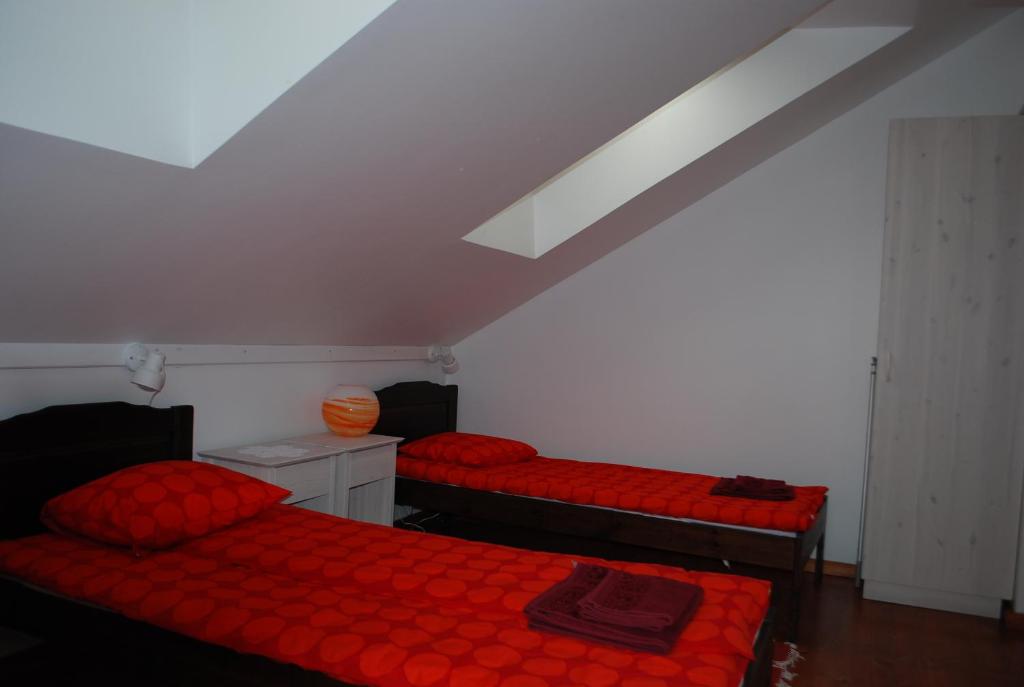 Postel nebo postele na pokoji v ubytování Hostel Pritsukas