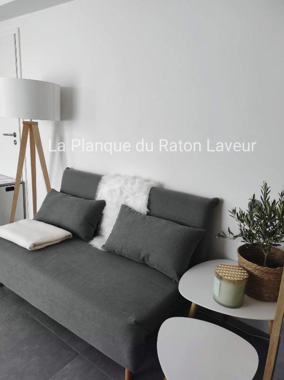 Posezení v ubytování La planque du raton laveur