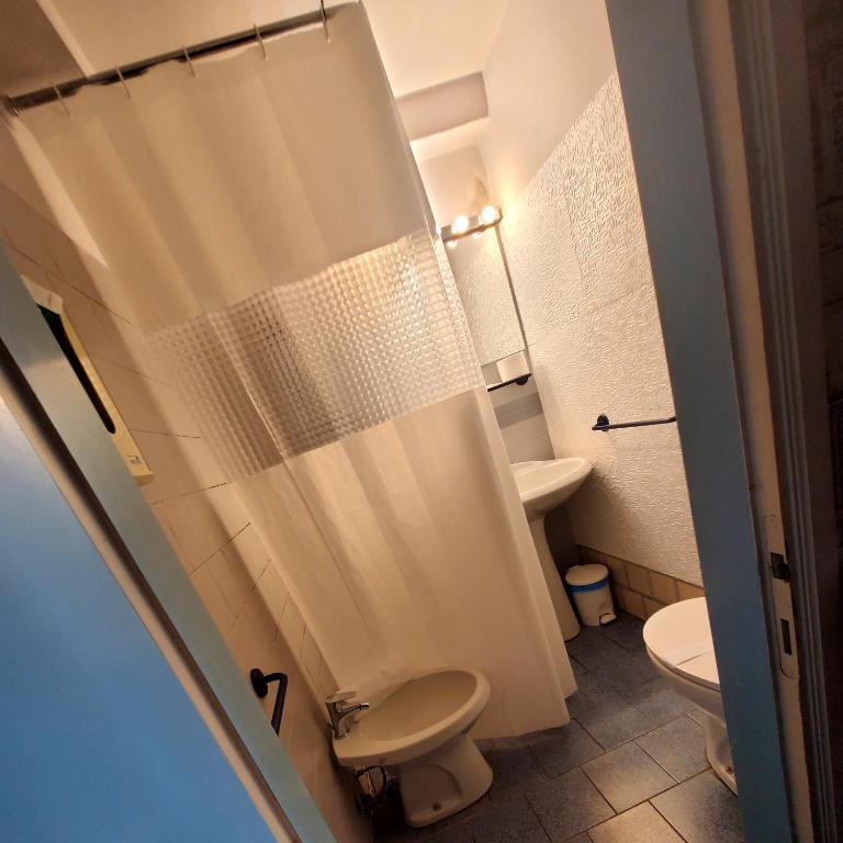 Koupelna v ubytování Hotel Fedora