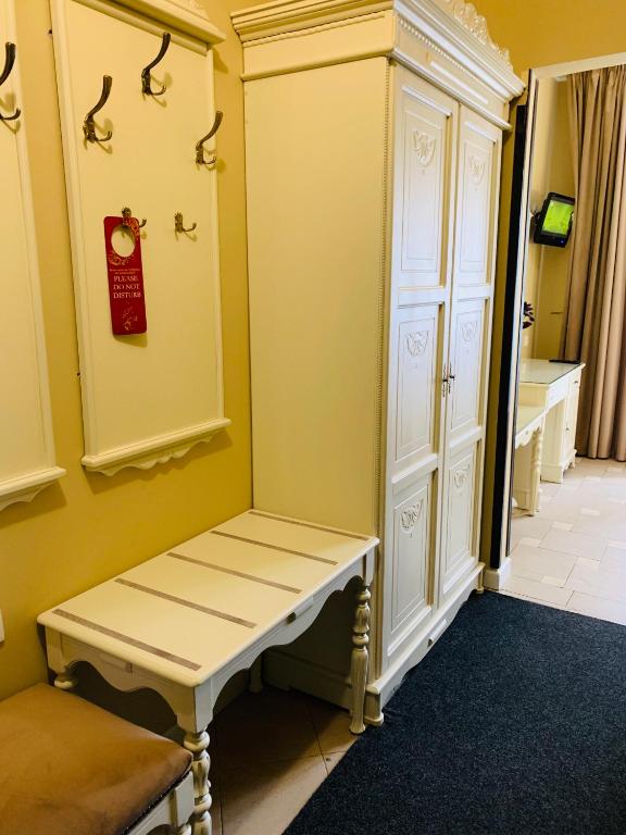 Postel nebo postele na pokoji v ubytování Patkovski Gold