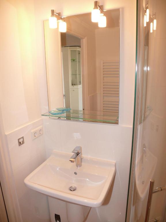 Koupelna v ubytování Haus Nordseeresidenz Wohnung 35