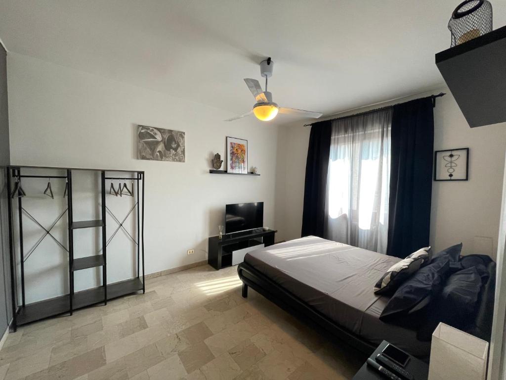 Postel nebo postele na pokoji v ubytování Appartamento Milano