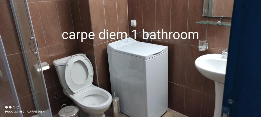 Koupelna v ubytování Carpe diem