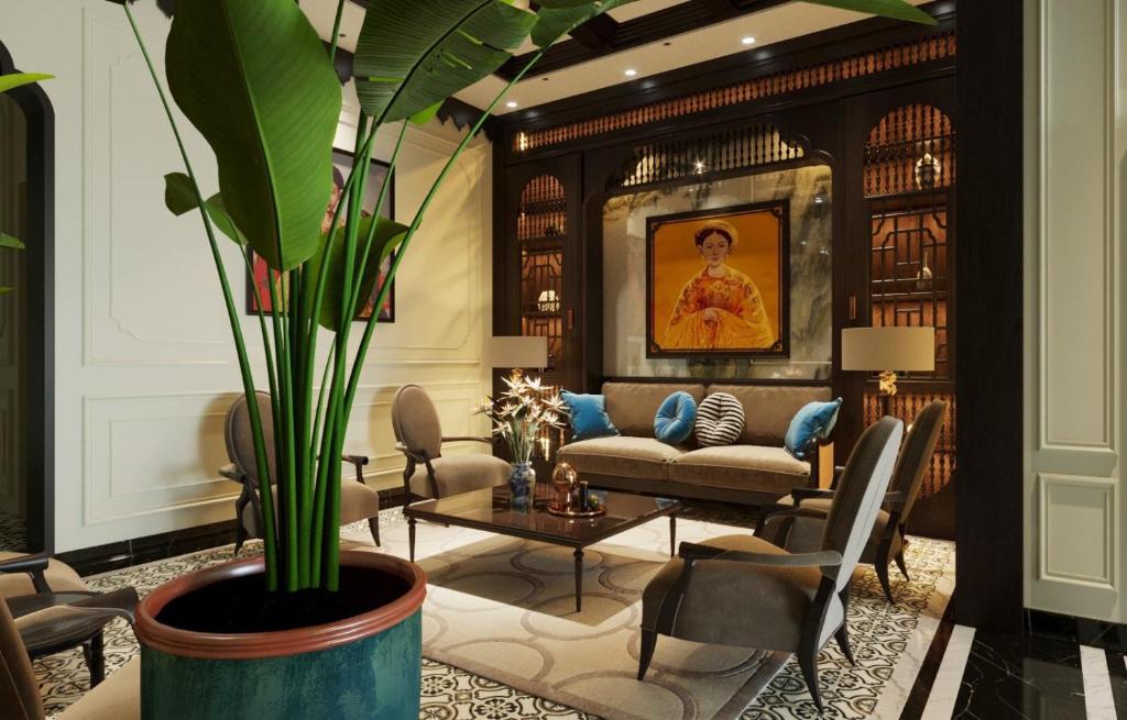 Khu vực ghế ngồi tại Thuy Duong Boutique Hotel Hue