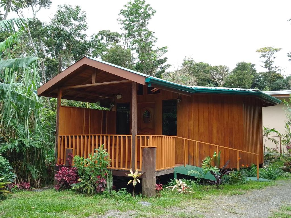 Zahrada ubytování Casitas del Bosque Monteverde.