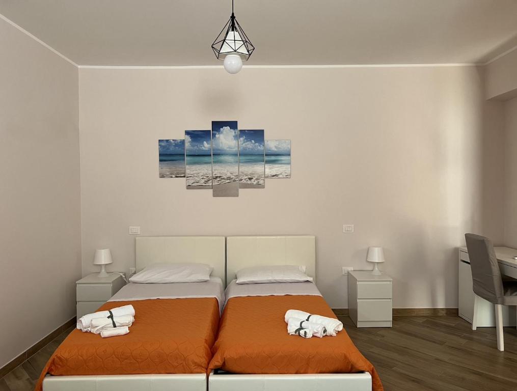 Postel nebo postele na pokoji v ubytování B&B Ranieri