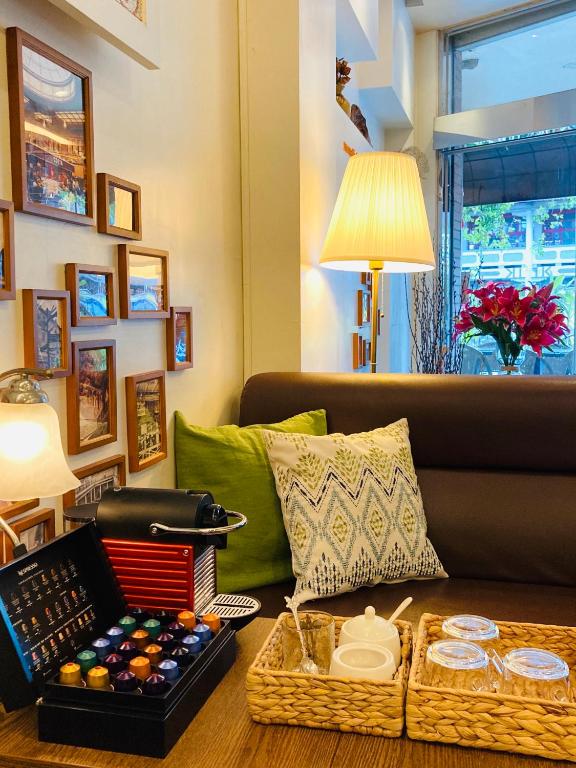 Posezení v ubytování Grace Homestay