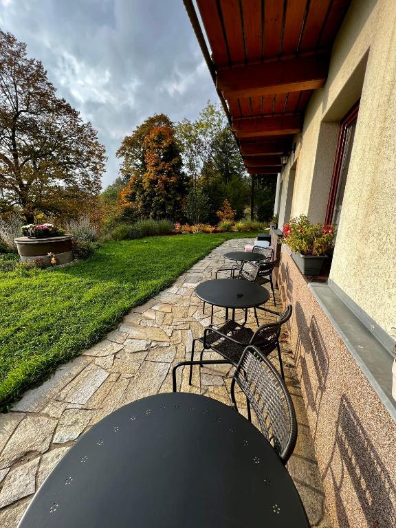 Zahrada ubytování Penzion Zrzka