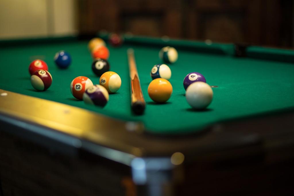 Biliár nebo kulečník v ubytování Sporthotel Royer