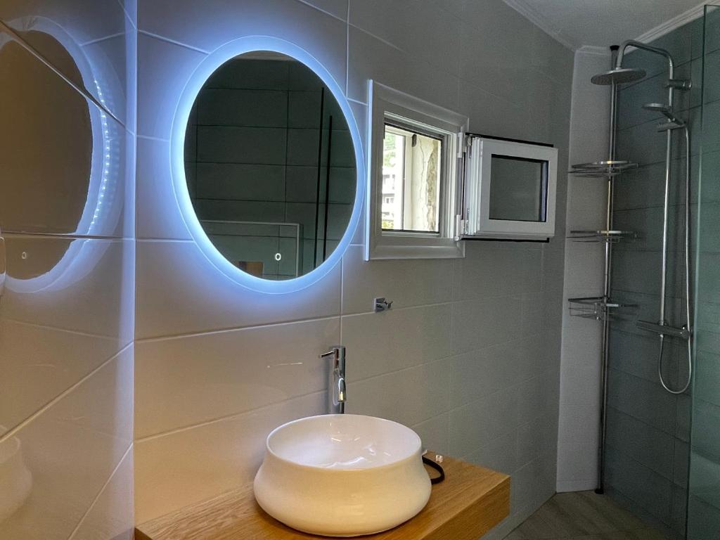 Kúpeľňa v ubytovaní SeaSide Loft Kavala