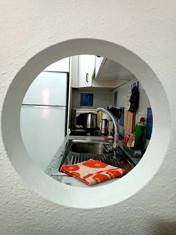 Kuchyňa alebo kuchynka v ubytovaní Estudio Gato del mar