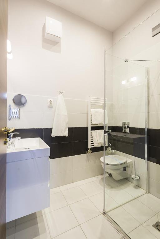 Koupelna v ubytování Hotel Ankavi