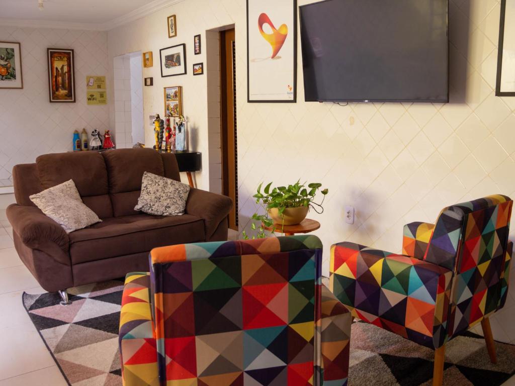 Posezení v ubytování RioSlz Hostel