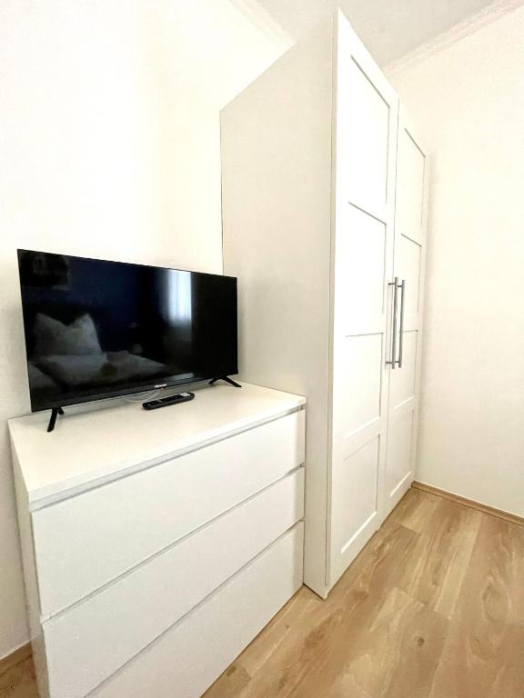 TV a/nebo společenská místnost v ubytování Pension Maier