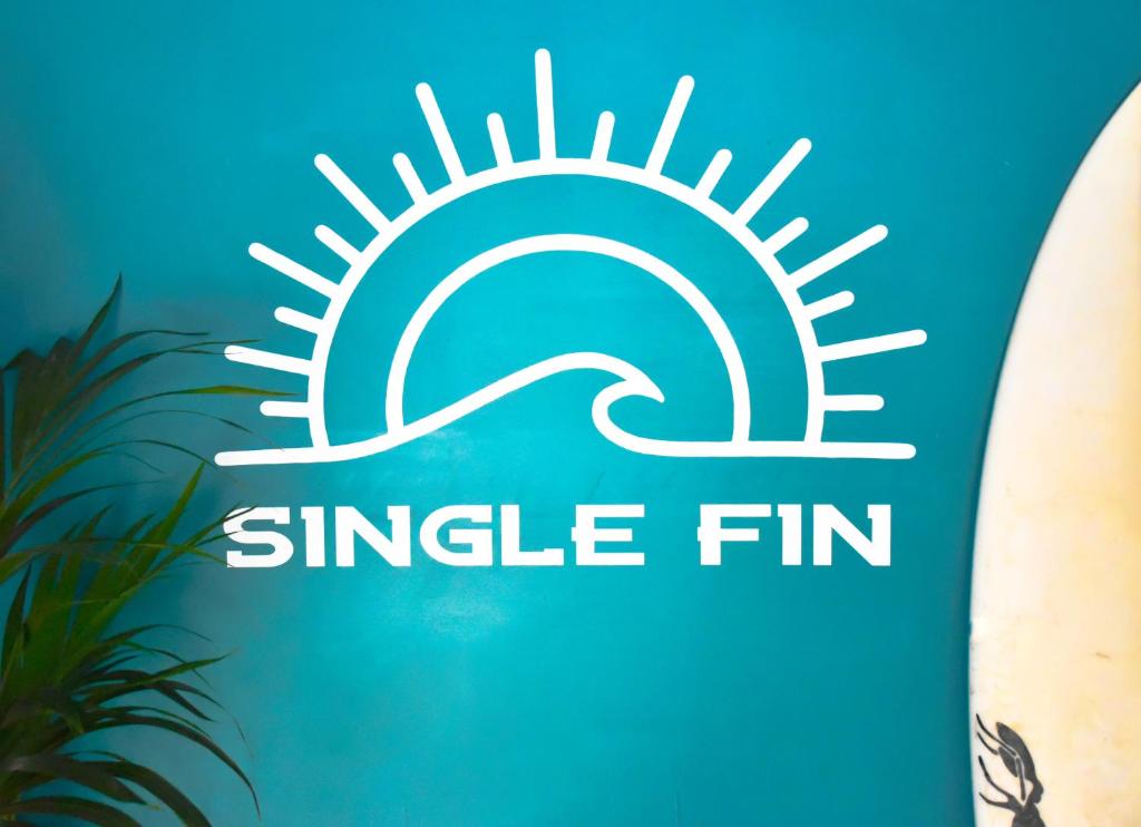 Certifikát, hodnocení, plakát nebo jiný dokument vystavený v ubytování Single Fin Surf Hostel