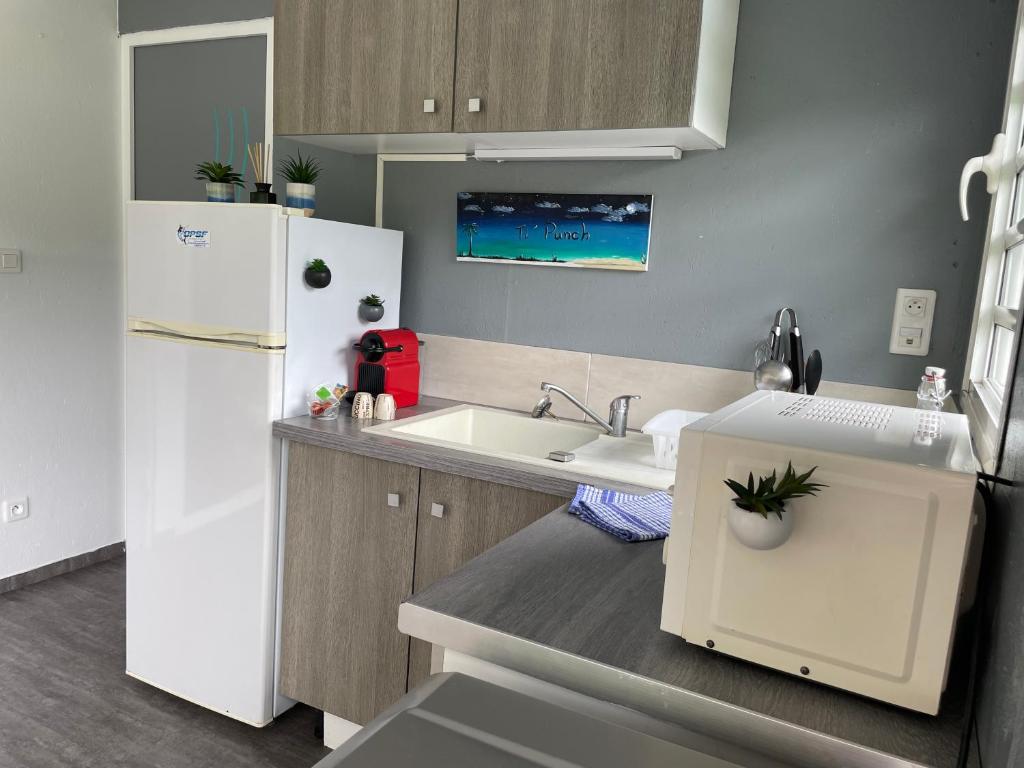 Eldhús eða eldhúskrókur á Villas smoothie SYCARO