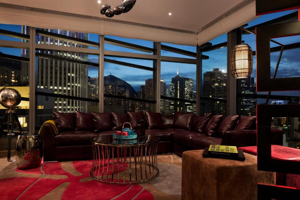 O zonă de relaxare la Hotel Indigo Hong Kong Island by IHG