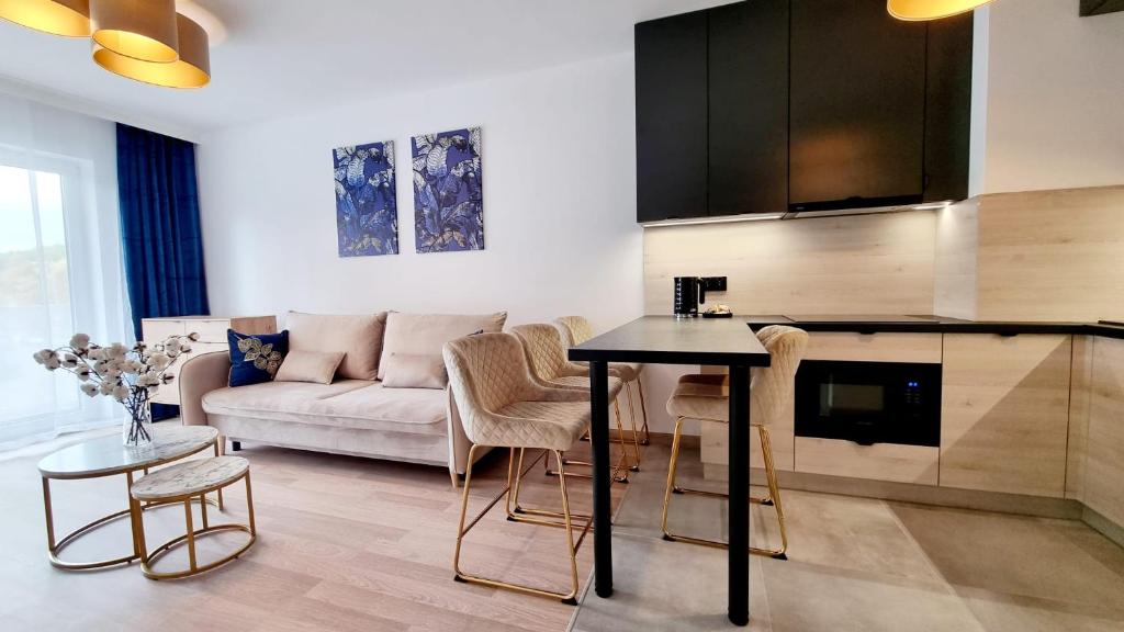 Posedenie v ubytovaní NOOK NOOK Apartments Bytkowska 103