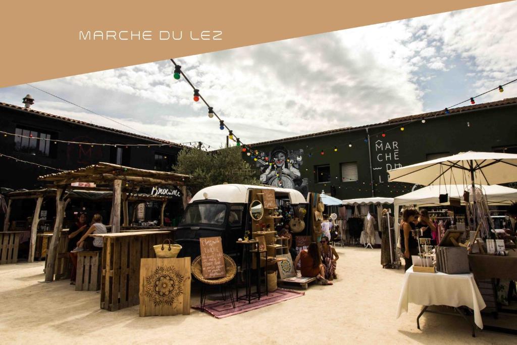 Fotografia z galérie ubytovania Le canadien - Terrasse et parking v destinácii Montpellier