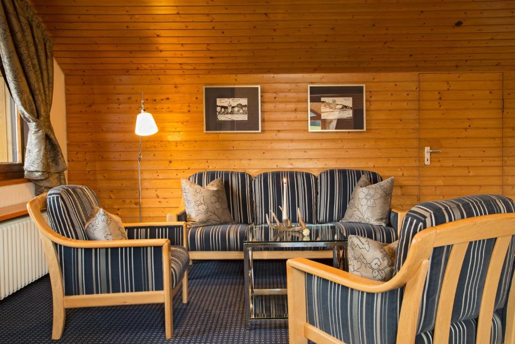 Posezení v ubytování Ferienresort am Mattenweg