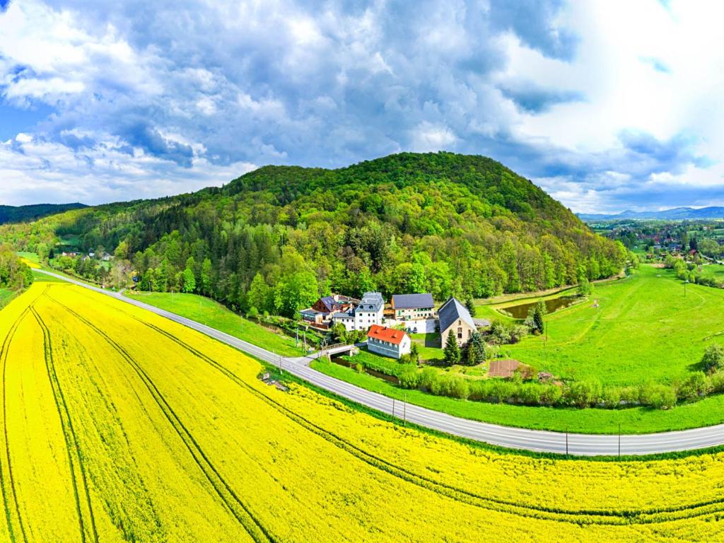 Příroda nedaleko farmy