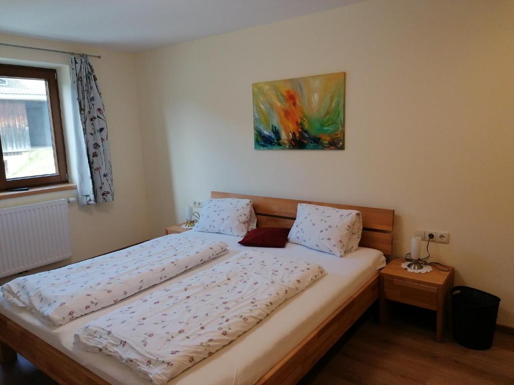 Postel nebo postele na pokoji v ubytování Himmenhof