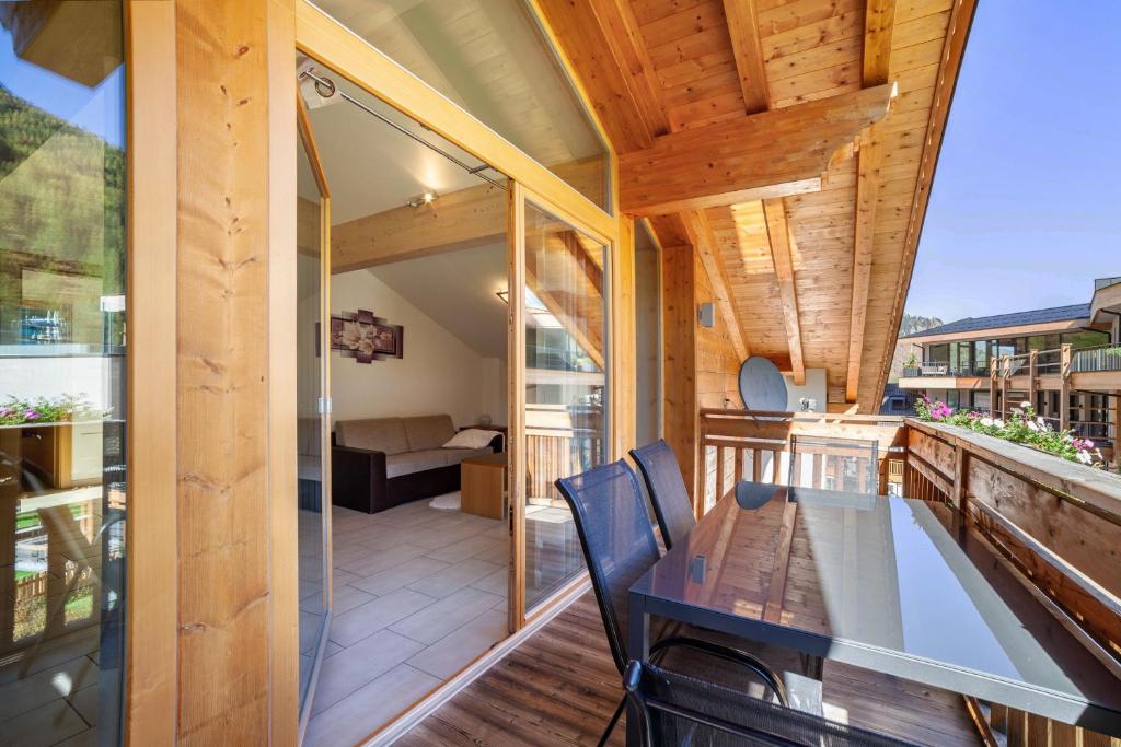 Balkón alebo terasa v ubytovaní Ferienwohnung Edelweiss