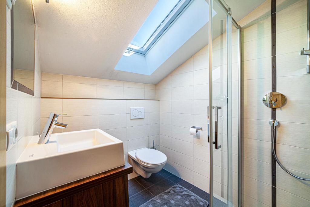 Kúpeľňa v ubytovaní Ferienwohnung Edelweiss