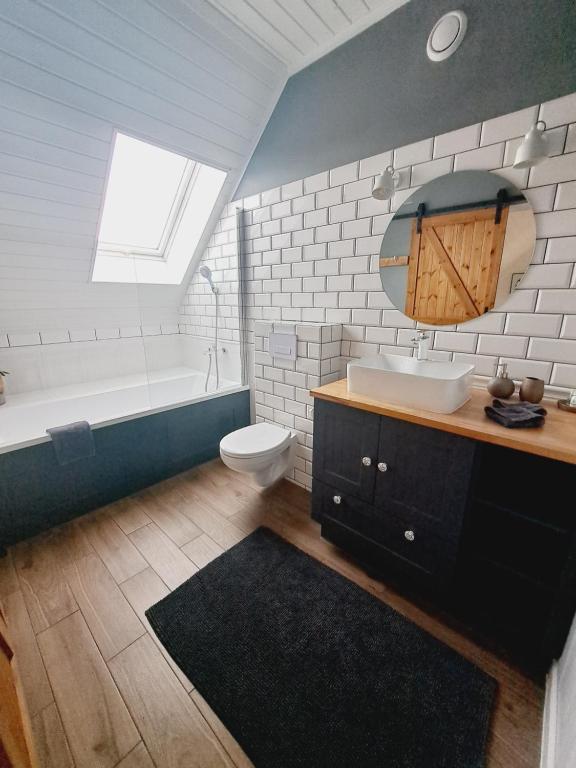 Kúpeľňa v ubytovaní apartament BB