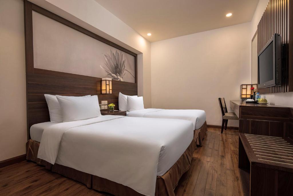Authentic Hanoi Boutique Hotel - Deluxe Kamer Geen Venster