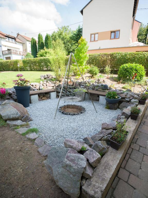 Zahrada ubytování Ferienwohnung Grete