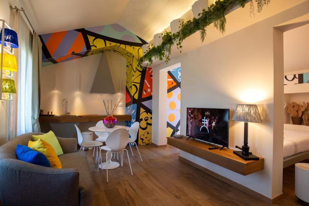 Posezení v ubytování Bocelli Guest House