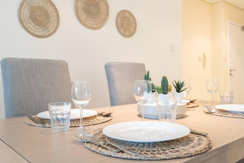 Posezení v ubytování Charming Apartment in Central Dubai Marina