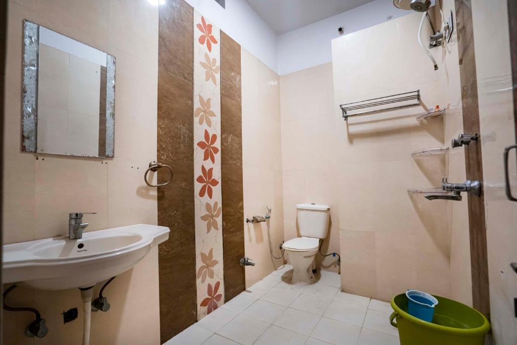 Koupelna v ubytování Swad Ri Dhani, Ajmer